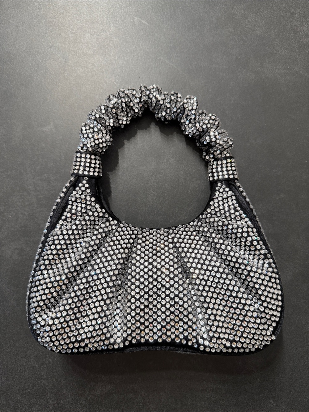 JW PEI Gabbi Ruched Hobo Bag - Crystal-Embellished